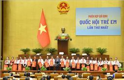 Phiên họp giả định 'Quốc hội trẻ em':  Thúc đẩy quyền tham gia của trẻ em vào các vấn đề của chính trẻ em